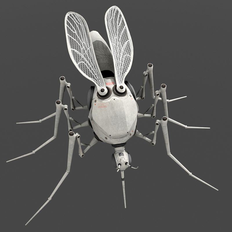 3d robotic mosquito model