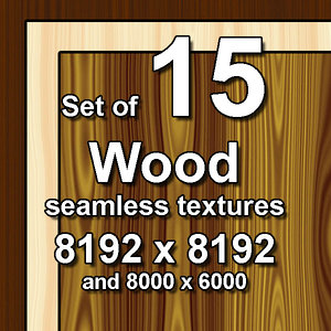 Wood 15x Seamless Textures