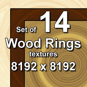 Wood Rings 14x Textures
