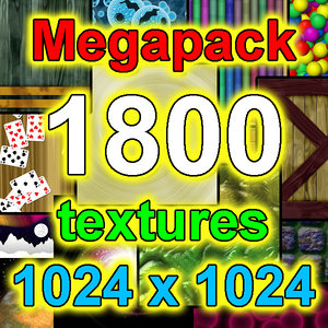 Medium-Resolution 1800x Texture Megapack
