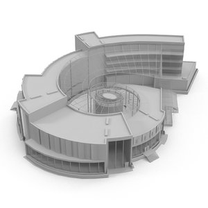 center development 3d model