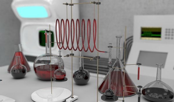 science laboratory c4d