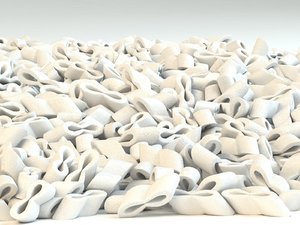 3d model heap polystyrene