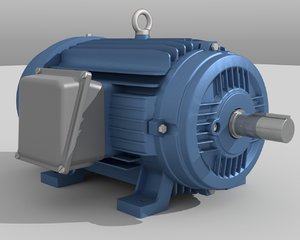 electric motor 3d dxf