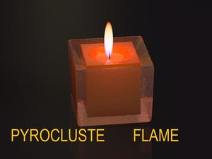 r15 candle glass 3d c4d