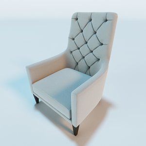 3d rotunda 315 lounge chair model