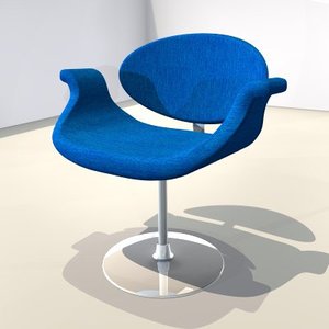 blue chair obj free