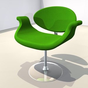 chair green 3ds free