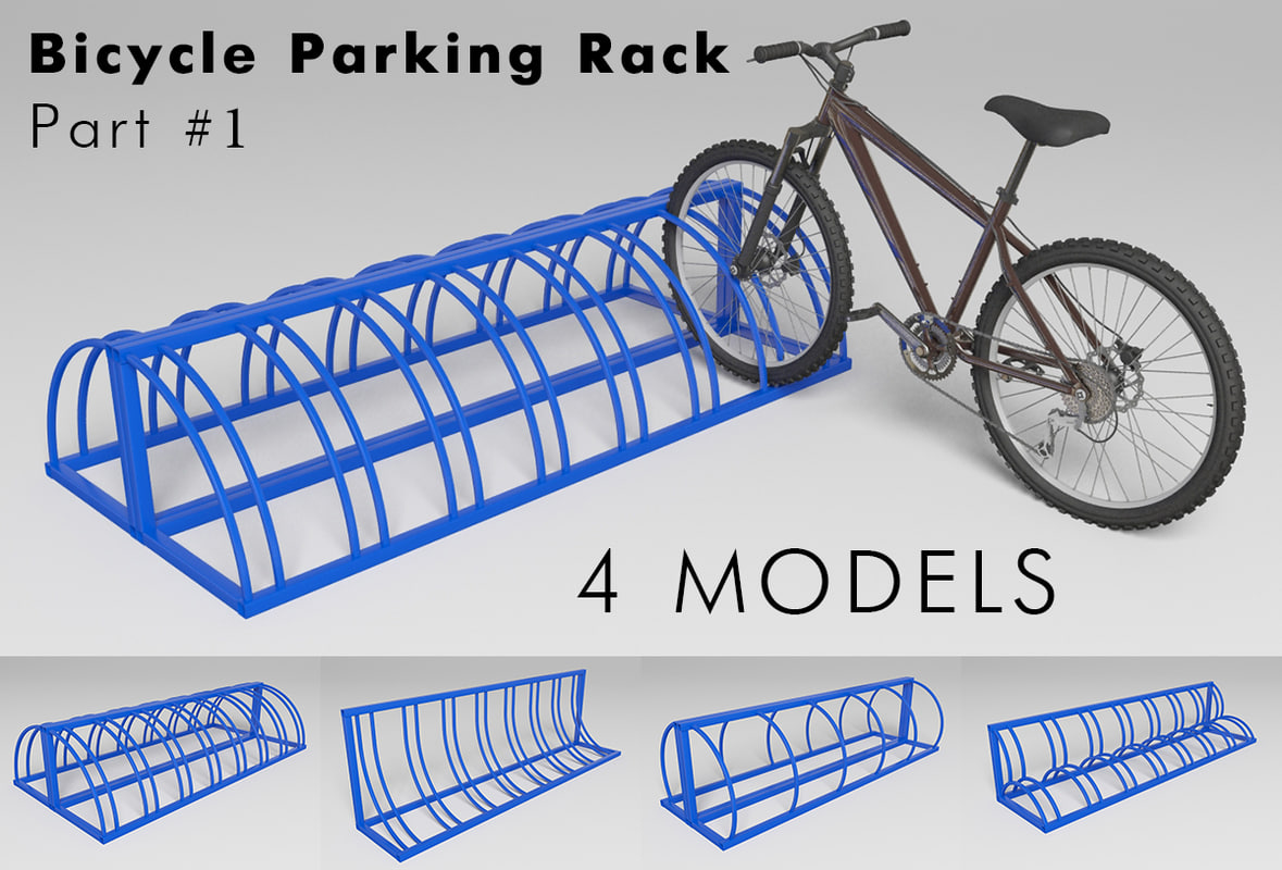 bicycle rack for parking lot