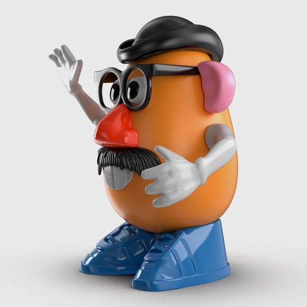 3d mr potato head model