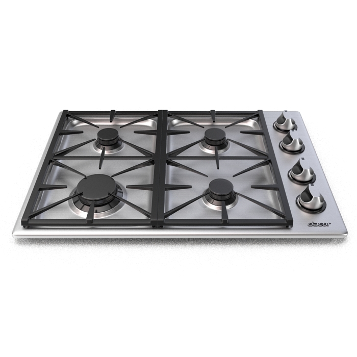 3d Model Gas Cooktop Dacor