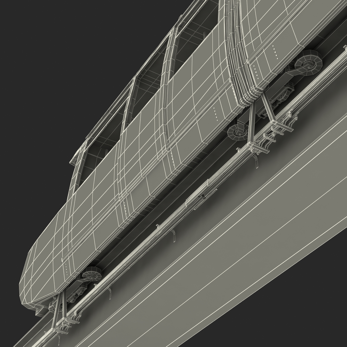 单轨3d模型