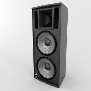 electrovoice pro speakers 01 3d model