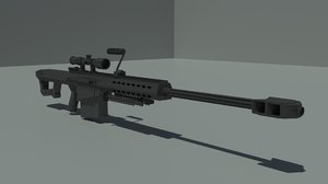 3d m 95 barrett sniper