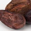 3d realistic cocoa beans
