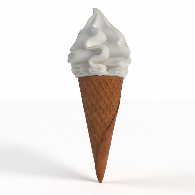 3d ice cream model