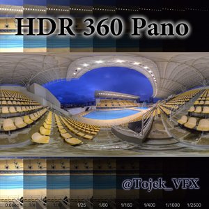 HDR 360 Pano Olympic Maria Lenk Aquatic Stadium01