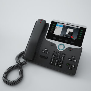 cisco ip phone 8841 3d model