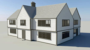 3d early house