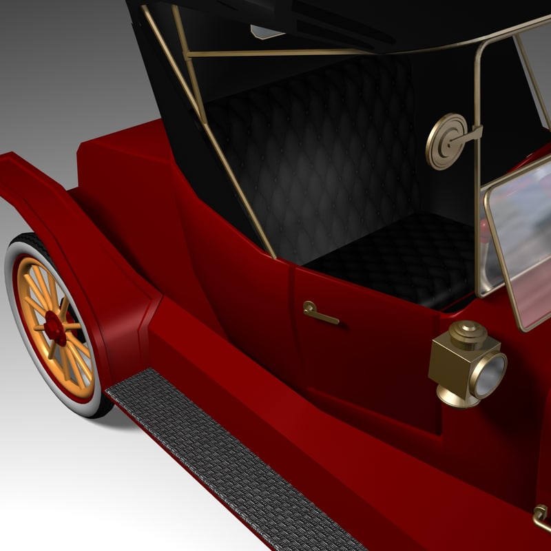 car antique 3d model