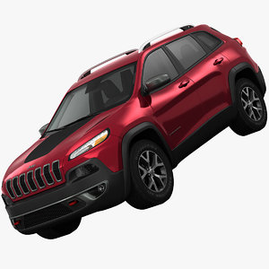 3d jeep cherokee trailhawk crossover
