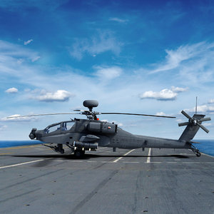 3d max ah64e apache longbow helicopter