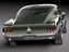 3d max 1967 mustang fastback