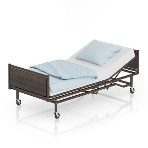 brown hospital bed max