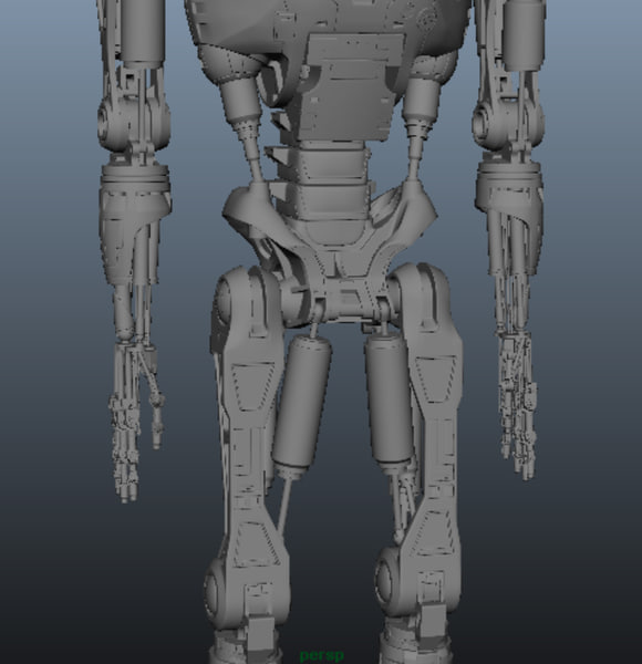 3d model terminator t800