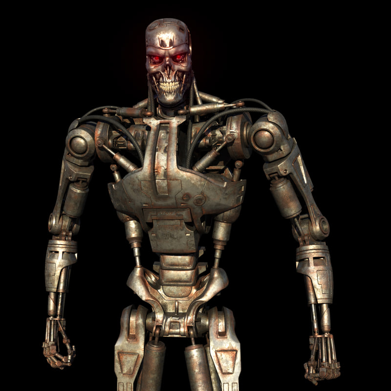 3d model terminator t800