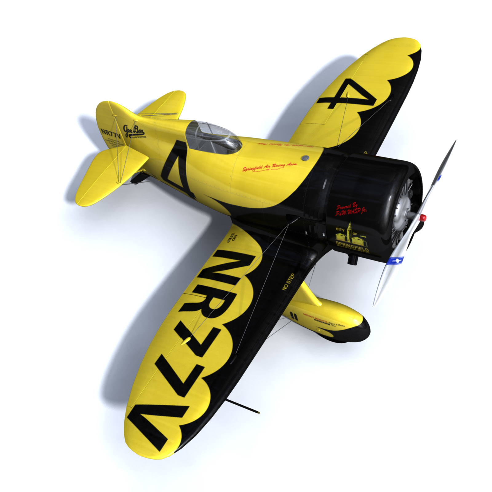 purchase gee bee z 3d c4d