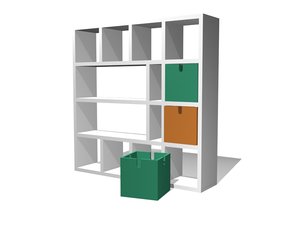 3d model of polvara library