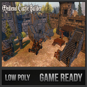 3d model medieval castle builder games