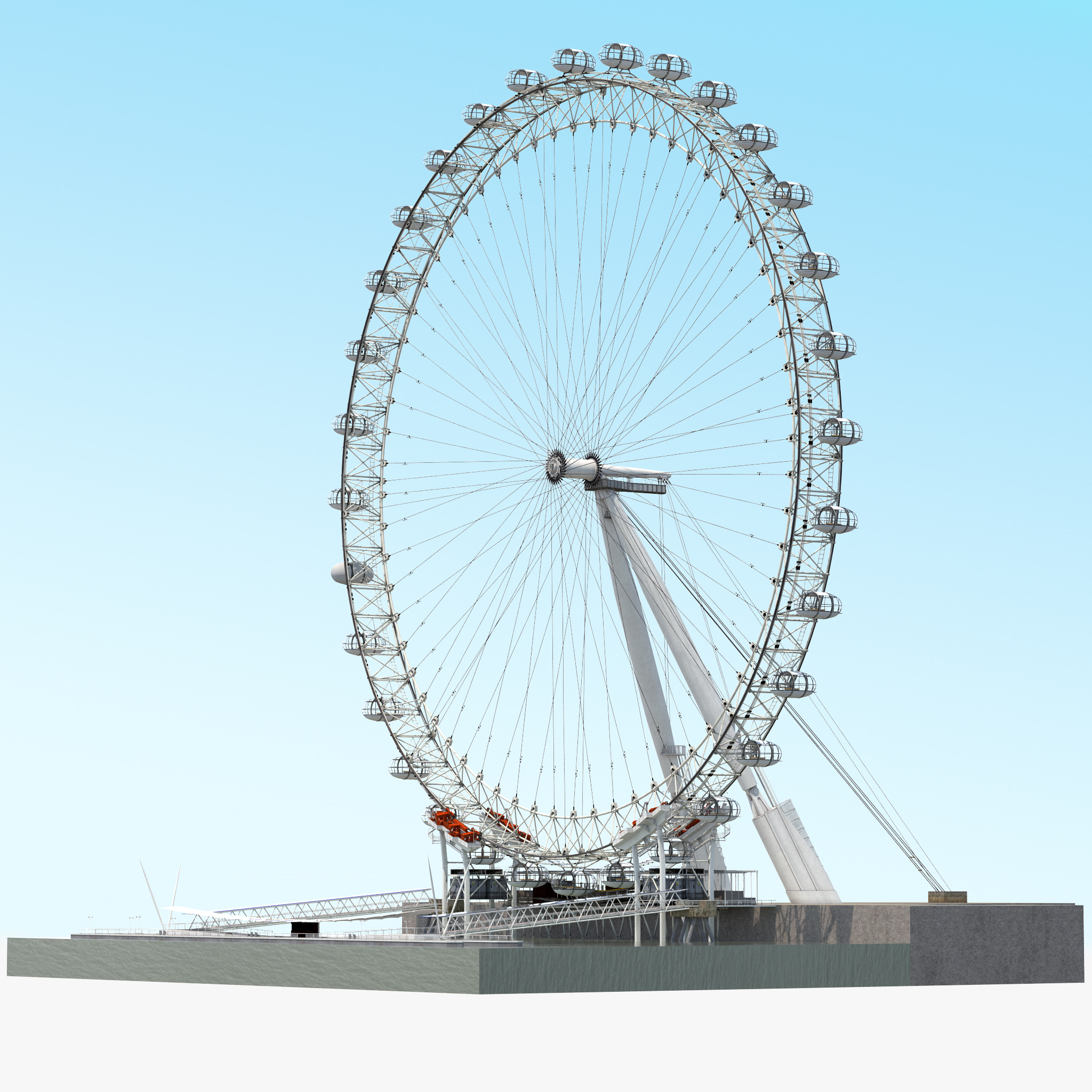 3ds max london eye