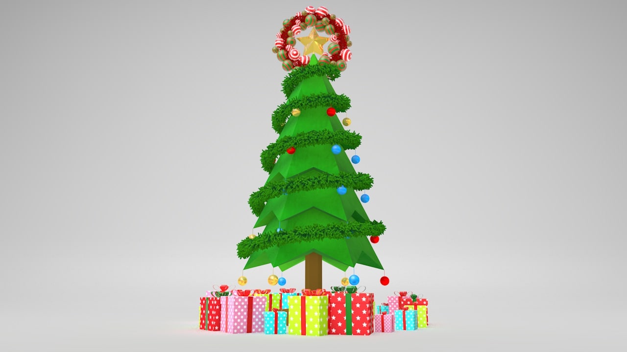 3ds Max Christmas Tree