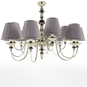 3d model murano chandelier