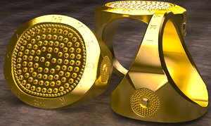 3ds max gold ring 2014