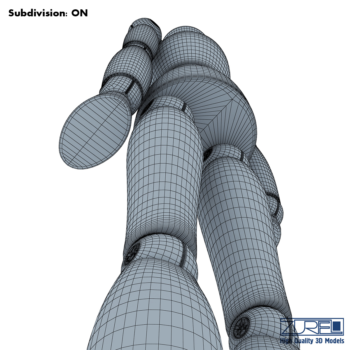 articulated figure 3d model