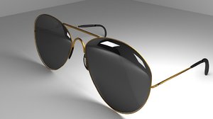 sunglasses darked 3d model
