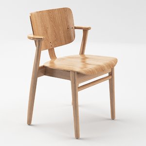 domus chair artek 3d fbx