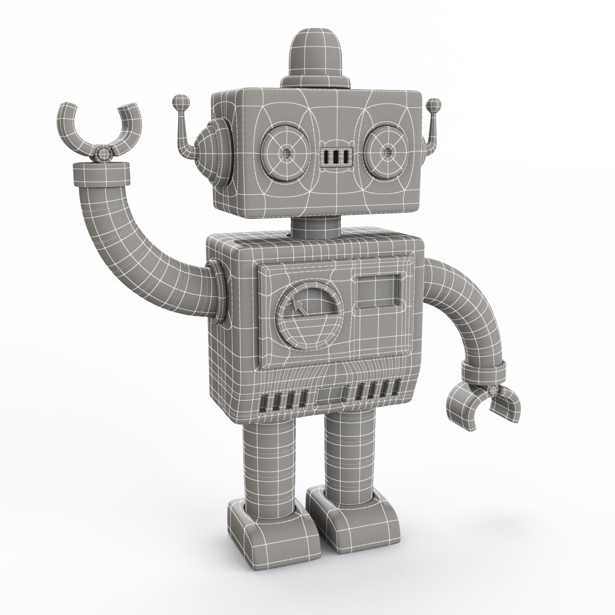 Toy Robot 3d Model