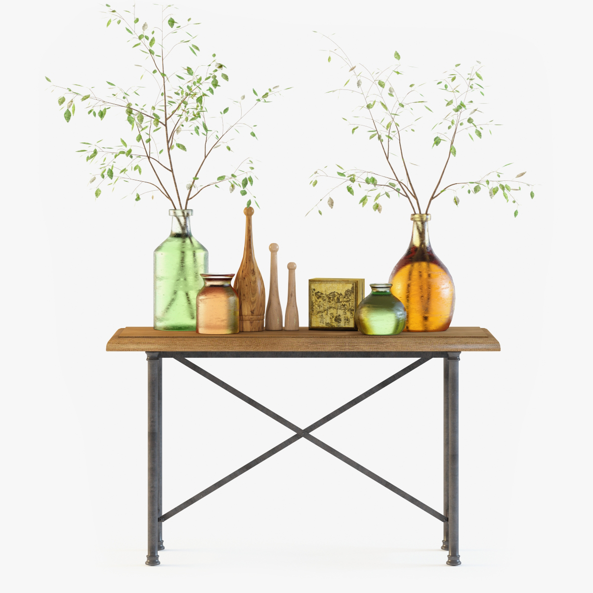 pottery barn austin desk 3d max