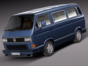 3d model volkswagen t3 limited