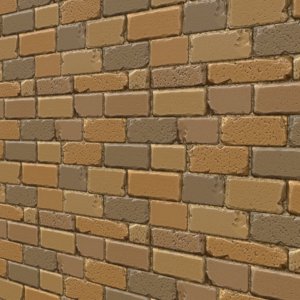 Stylized Sand Brick Wall