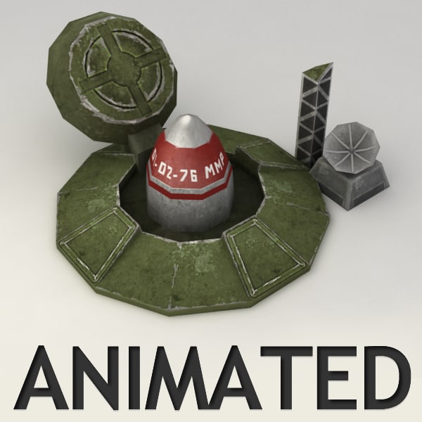 Rocket Silo Animation 3d Max