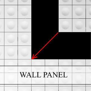 3dsmax wall panel