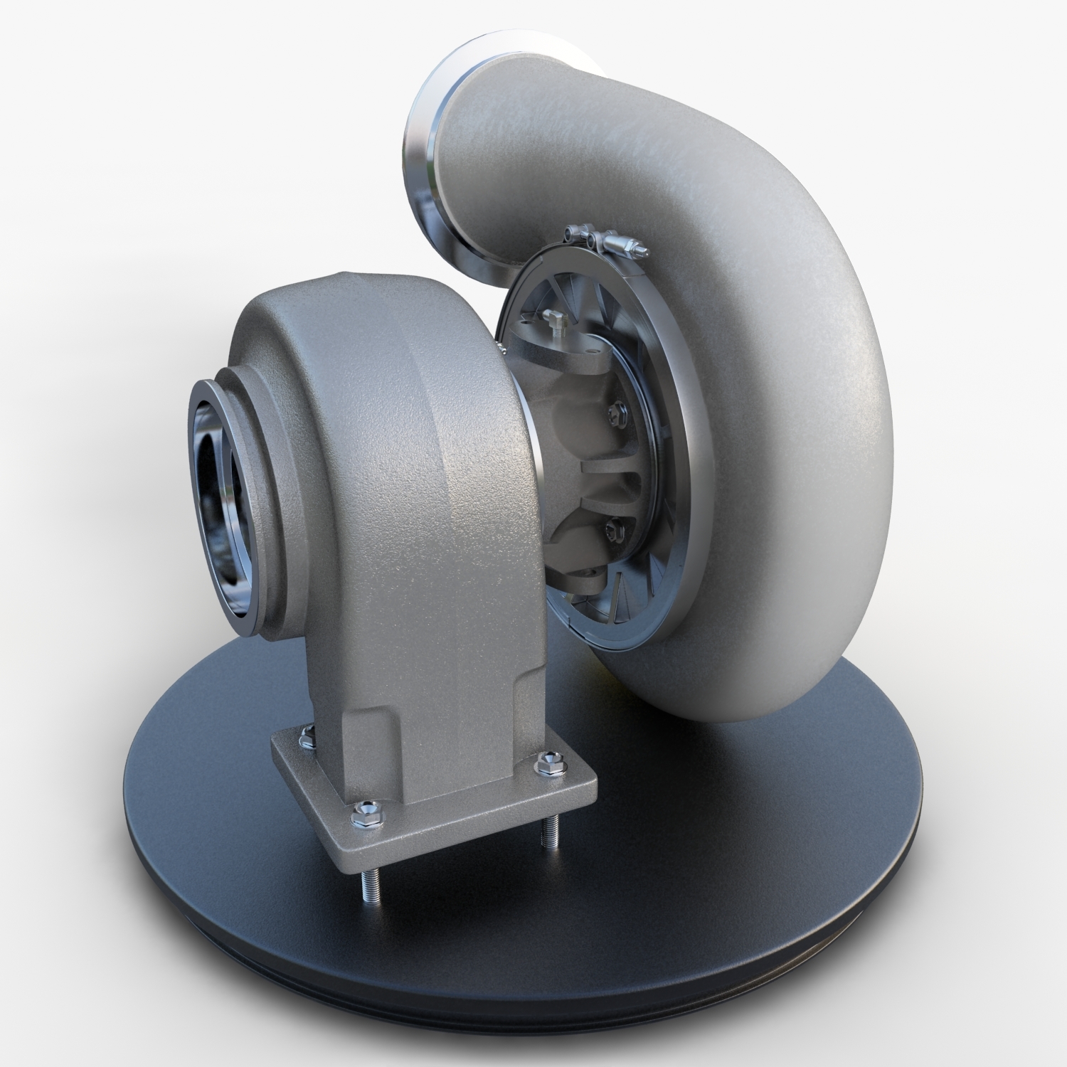 turbocharger compressor wheel obj