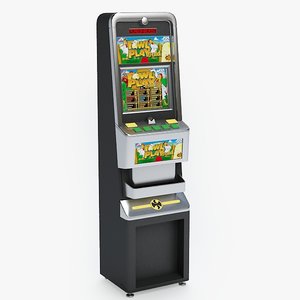 slot machine 3d model