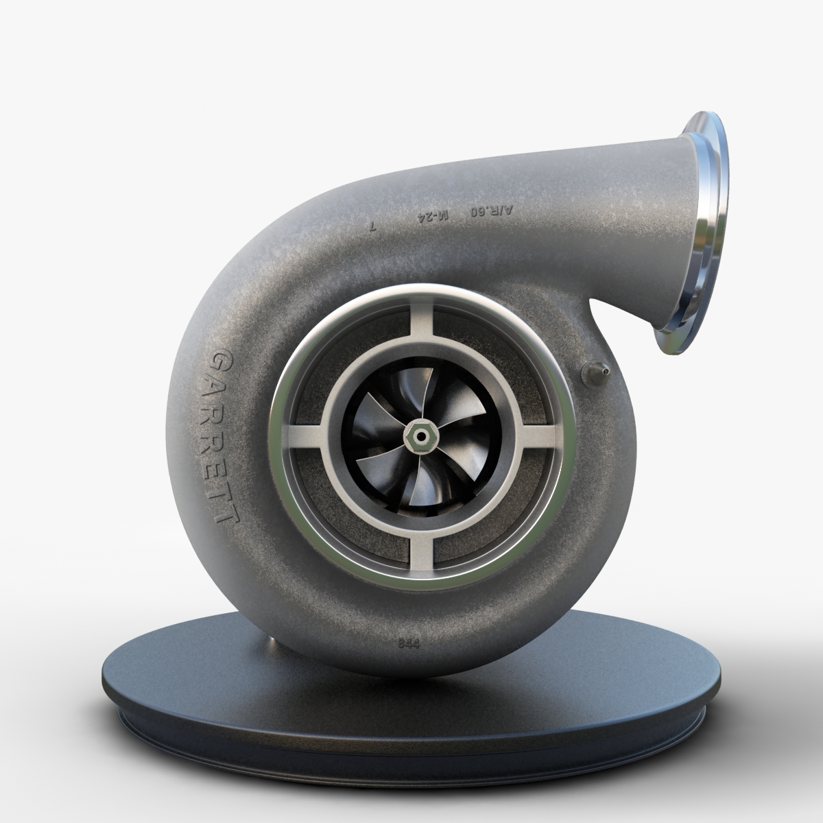 turbocharger compressor wheel obj