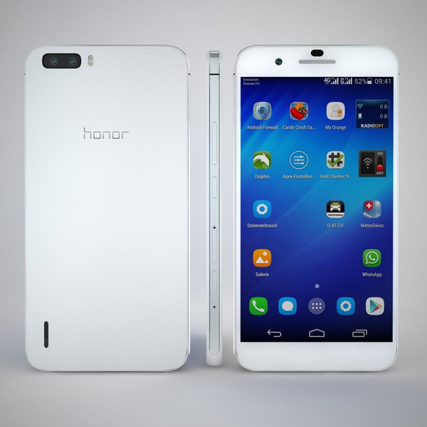 Smartphone Huawei Honor 6 3d Model
